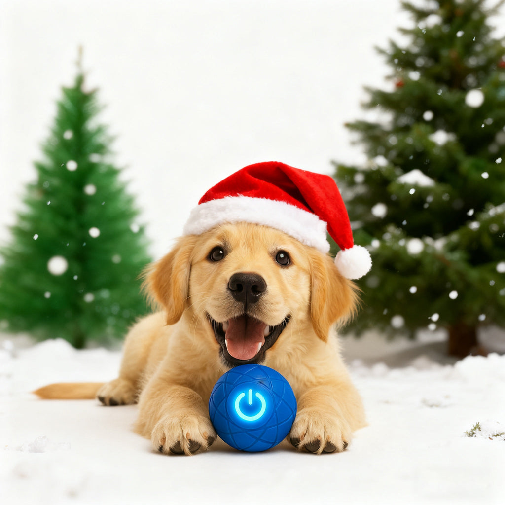 🎁 A Christmas Surprise for Your Fur Baby! ✨ Pet Bounce Ball for Cats🐱 & Dogs🐶