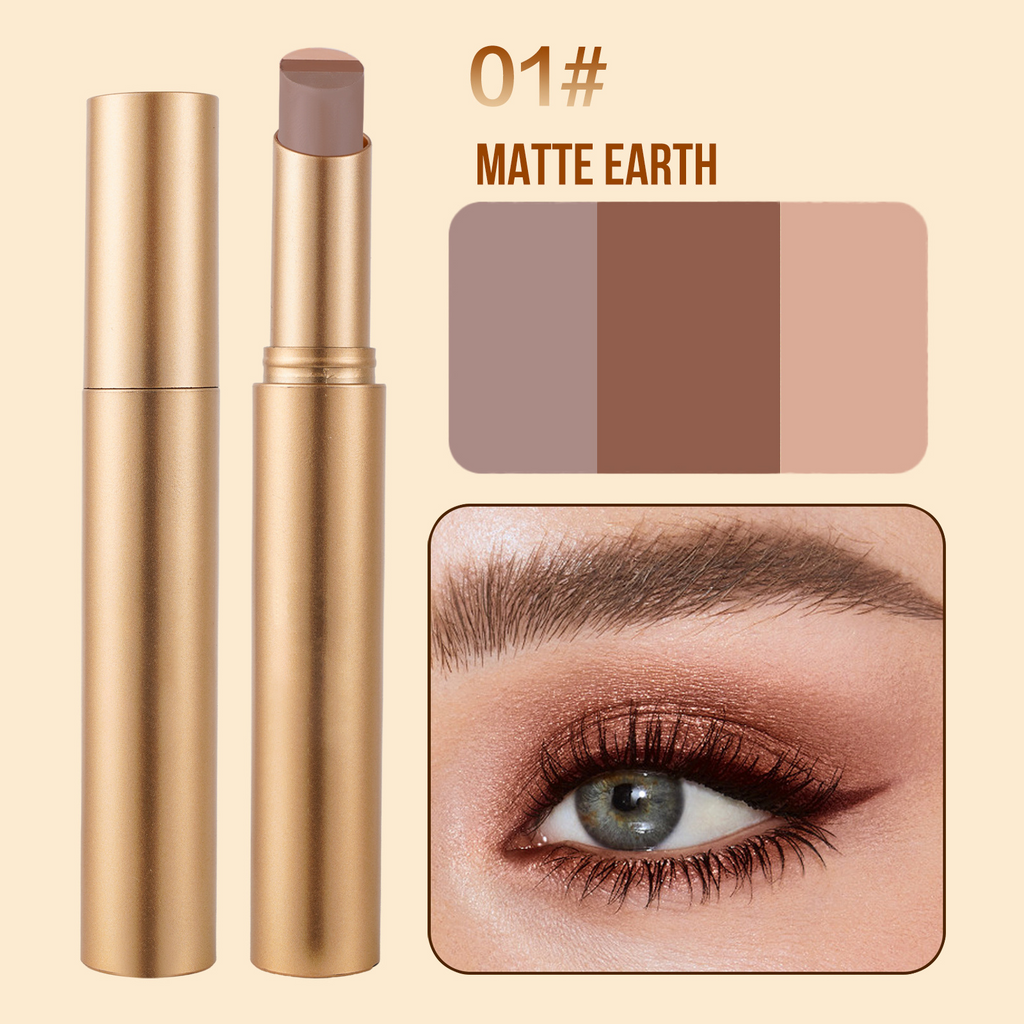 ✨ 3-in-1 Shimmer Eyeshadow Stick | One Swipe, Stunning Eyes 💖