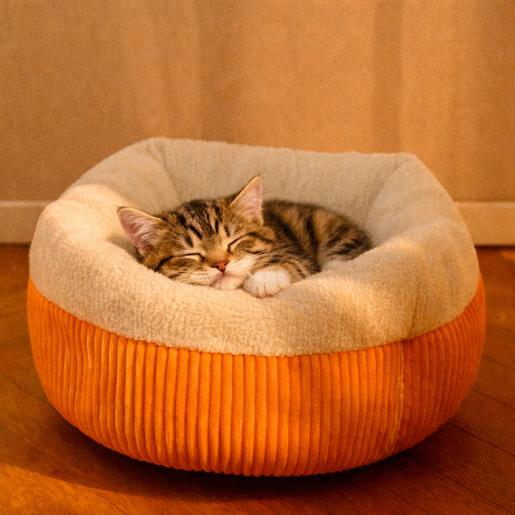 Calming Cozy Cat Bed