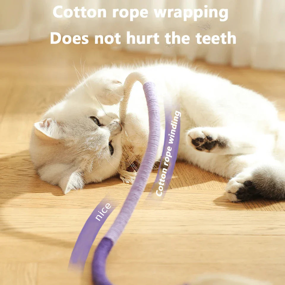 Cat Teasing Rope Toy – Bite Resistant