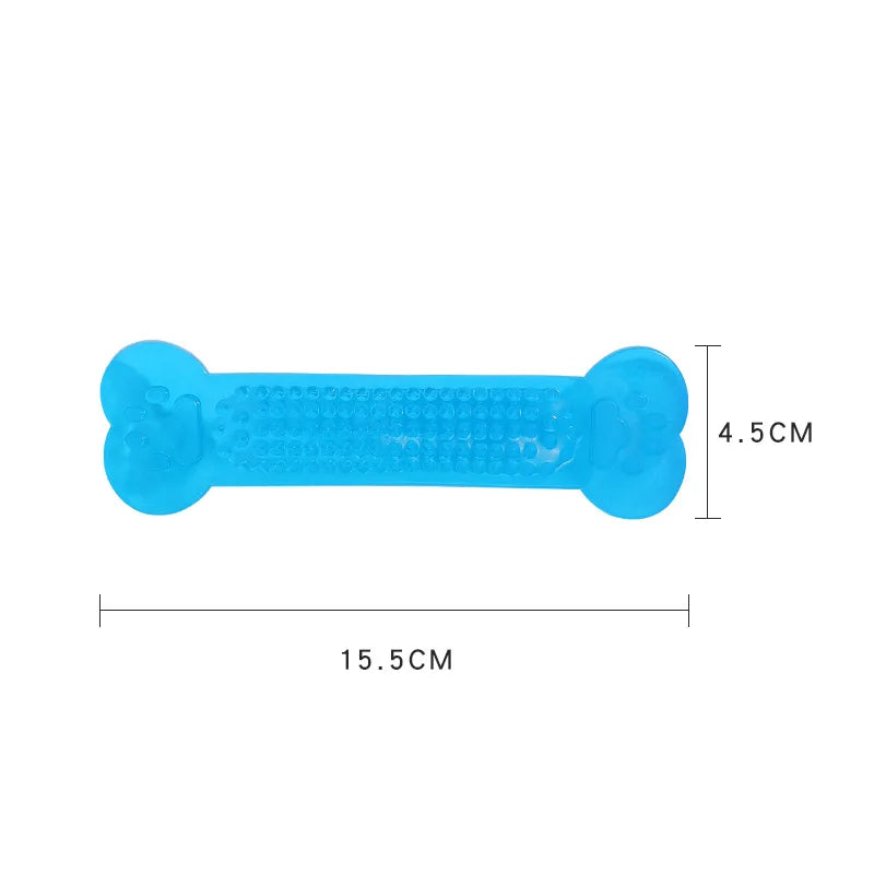 Durable Rubber Bone Chew Toy for Dogs