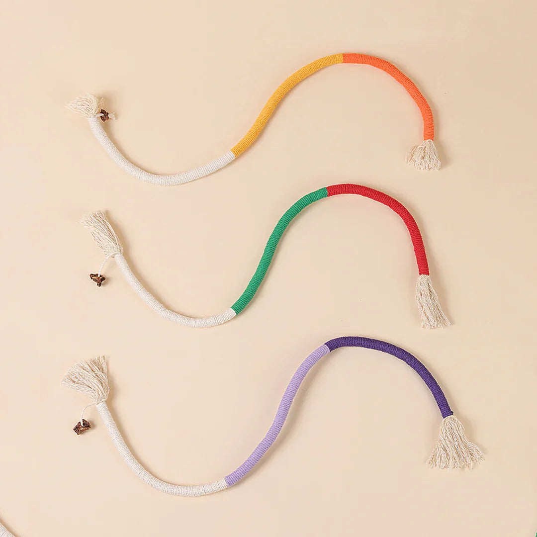 Cat Teasing Rope Toy – Bite Resistant