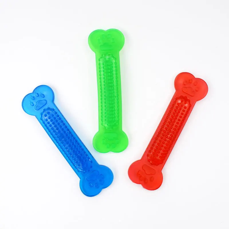 Durable Rubber Bone Chew Toy for Dogs